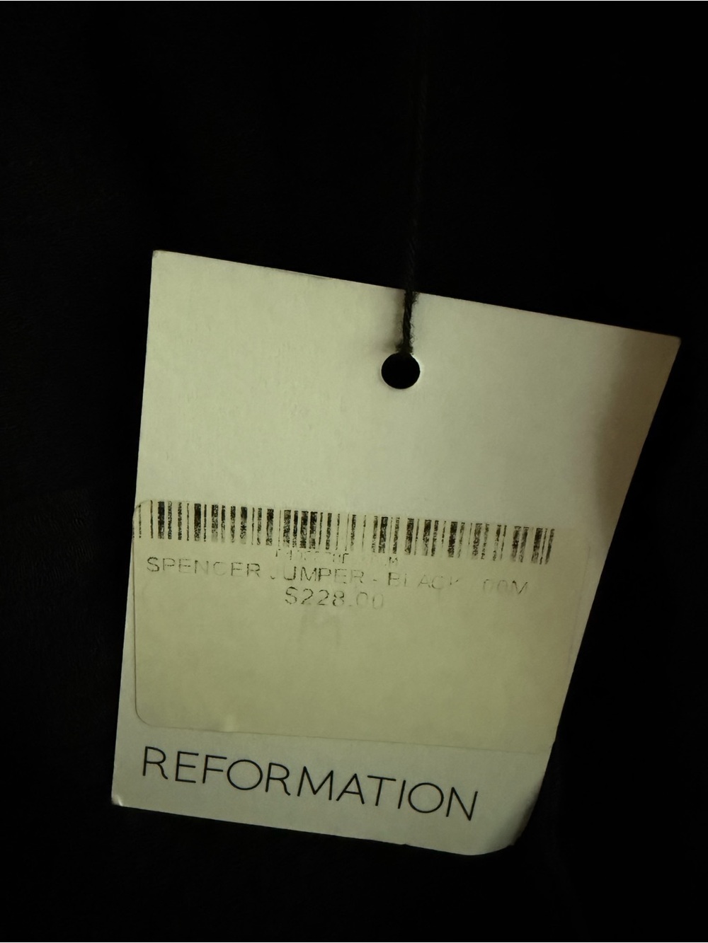 Reformation Black Button-Front Jumpsuit - Picture 2 of 7